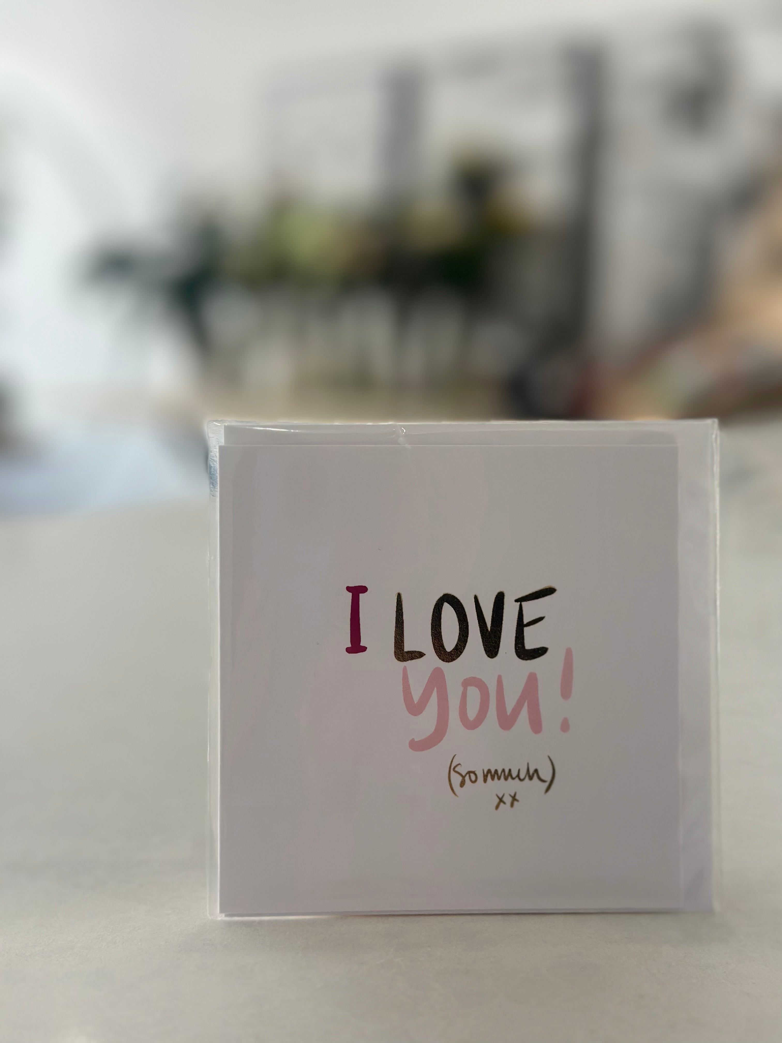 Mini I Love You Cards